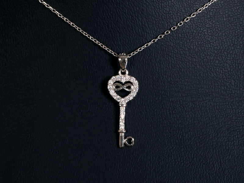 Liron Silver Sade Halka Kolye